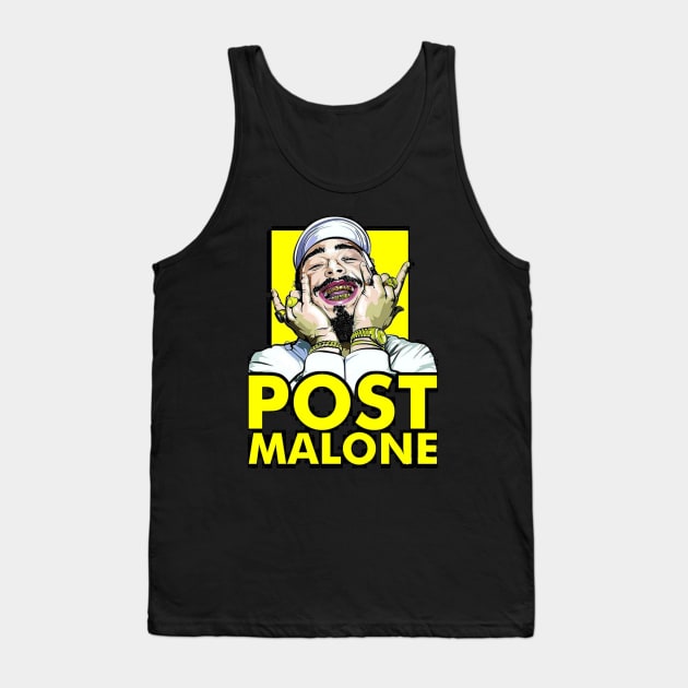 Post Malone Tank Top by TheTwinfine